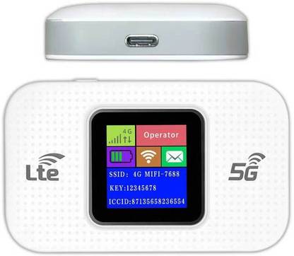 MARS 4G LTE Dongle with 5G Performance Support – Up to 350 Mbps High-Speed Router 2.4 GHz 350 Mbps Wifi Speed Single Band Internal Antenna MiFi (Sim Based)