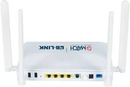LB-LINK AC1200 Dual-Band Wi-Fi XPON ONU with 1GE+3FE+POTS+WIFI ONU Router 2.4 GHz 1167 Mbps Wifi Speed Single Band External Antenna NA