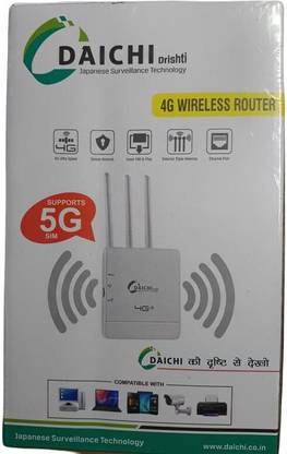 DAICHI DI070 4G Router 2.4 GHz 300 Mbps Wifi Speed Dual Band External Antenna Access Point Mode