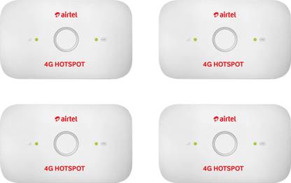 Airtel BTL 5G+ HSD Mesh Router 5 GHz 1000 Mbps Wifi Speed Dual Band Internal & External Antenna MiFi (Sim Based)