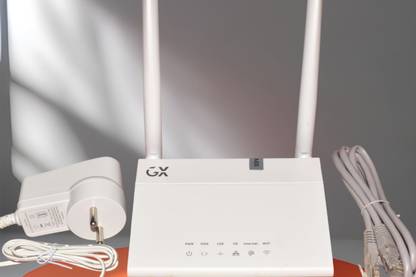 Gx EARTH 1010 Router 2.4 GHz 1000 Mbps Wifi Speed Dual Band External Antenna NA