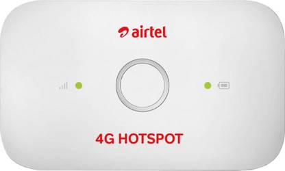 Airtel e5573cs-609 4G Router 2.4 GHz 100 Mbps Wifi Speed Tri Band Internal Antenna MiFi (Sim Based)