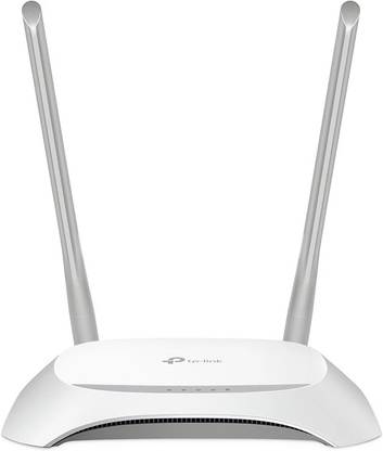 TP-Link TL-WR850N Wireless Router 2.4 GHz 300 Mbps Wifi Speed Single Band External Antenna Ethernet (Cable Broadband)