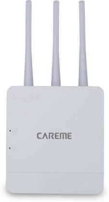 CareME 5G Sim compatible router Connect with DVR/NVR/WiFi Camera/Laptop,Tablet,Mobile 4G Router 2.4 GHz 300 Mbps Wifi Speed NA External Antenna MiFi (Sim Based)