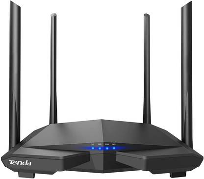 TENDA AC6 Dual Band 1200Mbps 11AC 802.11g/n/b/a Wireless Router 2.4 GHz, 5 GHz 1200 Mbps Wifi Speed Dual Band External Antenna Ethernet (Cable Broadband)