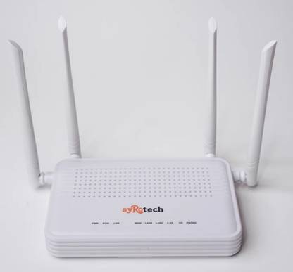 Syrotech XPON Fiber Router Duel Band 1200 Mbps Wireless Router Wireless Router 2.4 GHz 1200 Mbps Wifi Speed NA NA