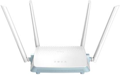 D-Link R12 Wireless Router 2.4 GHz, 5 GHz 1200 Mbps Wifi Speed Single Band External Antenna Ethernet (Cable Broadband)
