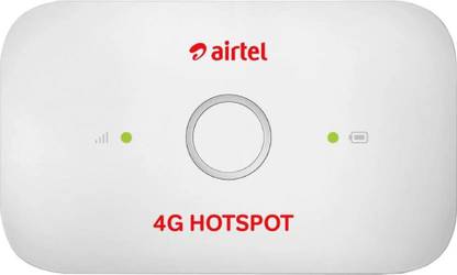 Airtel e5573cs-609 4G Router 2.4 GHz 100 Mbps Wifi Speed Tri Band Internal Antenna MiFi (Sim Based)