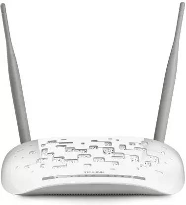 AKSolution TD-W8961N 300Mbps ADSL2 Wireless with ModemRouter Router 2.4 GHz 300 Mbps Wifi Speed Single Band External Antenna Both (Ethernet and ADSL)