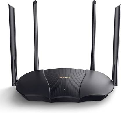 TENDA TX9 Pro AX3000 Dual Band Gigabit WiFi 6 Smart Router, 3 Gigabit LAN Ports Wireless Router 2.4 GHz, 5 GHz 3000 Mbps Wifi Speed Dual Band External Antenna Ethernet (Cable Broadband)