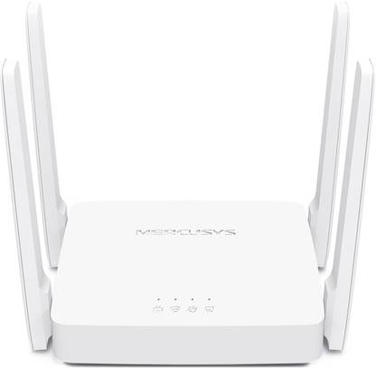 Mercusys AC1200 Wireless Dual_Band WiFi Router Wireless Router 2.4 GHz, 5 GHz 867 Mbps Wifi Speed Dual Band External Antenna Ethernet (Cable Broadband)