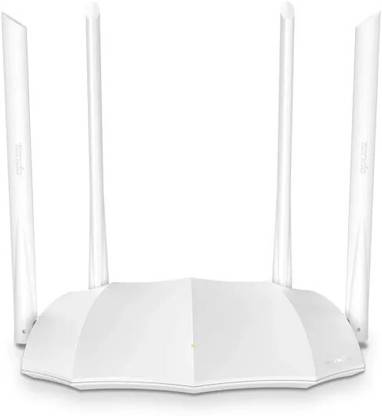 TENDA AC5 1200 Mbps 4 Antenna Dual Band Wireless Router WiFi Range Extender 2.4 GHz, 5 GHz 867 Mbps Wifi Speed Dual Band External Antenna Access Point Mode