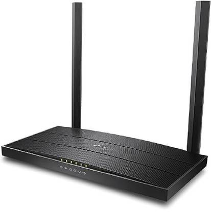 T P LINK XC220-G3v AC1200 Wireless VoIP XPON Router Wireless Router 2.4 GHz, 5 GHz 1200 Mbps Wifi Speed Dual Band External Antenna ADSL (Telephone)