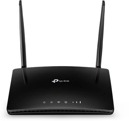 TP-Link archer mr200 (EU) 4G Router 2.4 GHz, 5 GHz 750 Mbps Wifi Speed Dual Band External Antenna MiFi (Sim Based), Ethernet (Cable Broadband)
