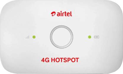 Airtel e5573cs-609 4G Router 2.4 GHz 100 Mbps Wifi Speed Tri Band Internal Antenna MiFi (Sim Based)