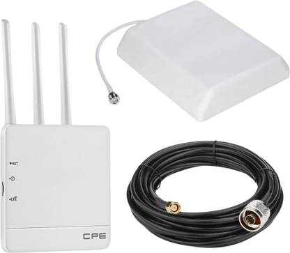 Telehatch 2.4mhz 4G Router 2.4 GHz 300 Mbps Wifi Speed Tri Band External Antenna MiFi (Sim Based), Access Point Mode