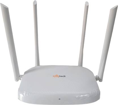 Syrotech SY-1200-AC Wireless Router 2.4 GHz, 5 GHz 1000 Mbps Wifi Speed Dual Band External Antenna Ethernet (Cable Broadband)