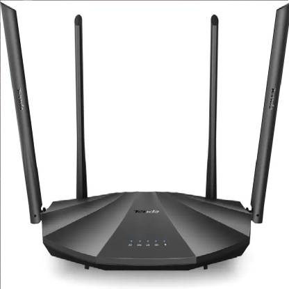 TENDA AC19 AC2100 Wireless Router 2.4 GHz 2100 Mbps Wifi Speed Dual Band External Antenna Ethernet (Cable Broadband)