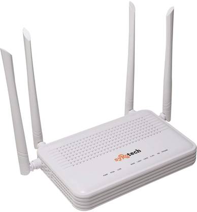 Syrotech G/EPON ONT Wireless Router 2.4 GHz 300 Mbps Wifi Speed Dual Band External Antenna NA