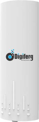 digiferg DG1KMP2P, 5GHZ 3KM Outdoor CPE Pair for wireless Access of IP Cameras,NVR,DVR WiFi Range Extender 5 GHz 150 Mbps Wifi Speed Dual Band Internal Antenna NA
