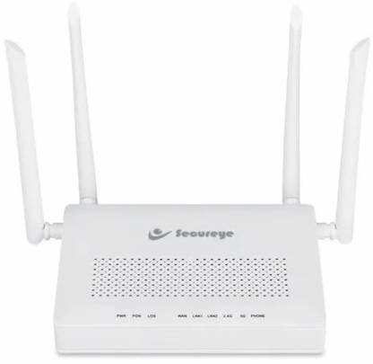 SECUREYE S-XPON 4010 WDONTA Wireless Router 2.4 GHz 300 Mbps Wifi Speed Dual Band External Antenna NA