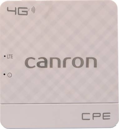 CANRON 4G 300Mbps 2.4GHz Wireless N 4G LTE, Plug and Play, with Micro SIM Card Slot 4G Router 2.4 GHz 300 Mbps Wifi Speed Single Band External Antenna MiFi (Sim Based)