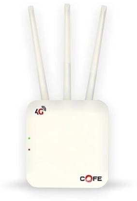 COFE CF-4G 903 4G Router 2.4 GHz 300 Mbps Wifi Speed Single Band Internal & External Antenna MiFi (Sim Based)