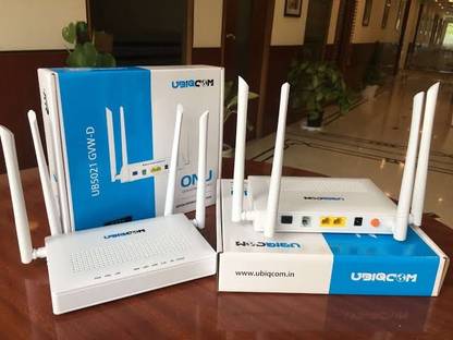UBIQCOM Ub5021 GVW-D Wireless Router 2.4 GHz 100 Mbps Wifi Speed Dual Band Internal & External Antenna ADSL (Telephone), VDSL