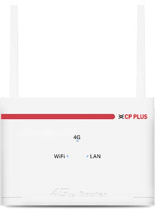 सीपी प्लस CP-XR-DE21-S-V2 WiFi-6 Compatible 5G Sim Connect with DVR/NVR/WiFi Camera राउटर