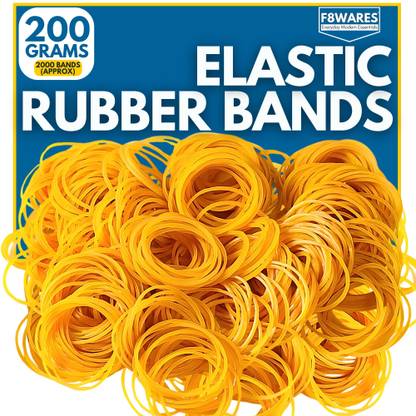 F8WARES 1inch Elastic Rubber Band - Hair Band Ideal for Packing, Binding ,Currency notes Elastic band Rubber Band