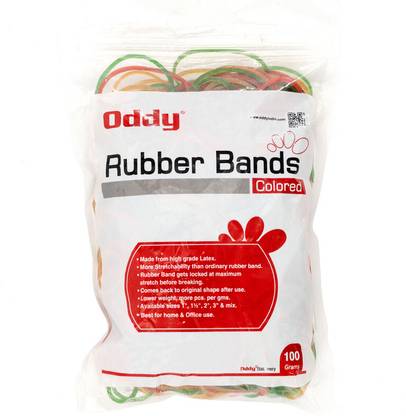 Oddy RB-100G More Stretchable Light Weight High Grade Latex Rubber Band