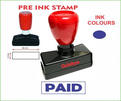 Ochitya SELF INK STAMP -PAID Stamp