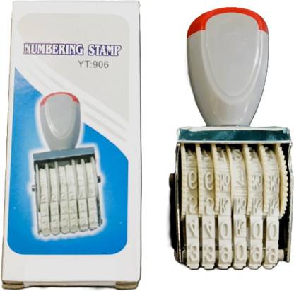 Sgt Number Stamp 6 digits Rectangle