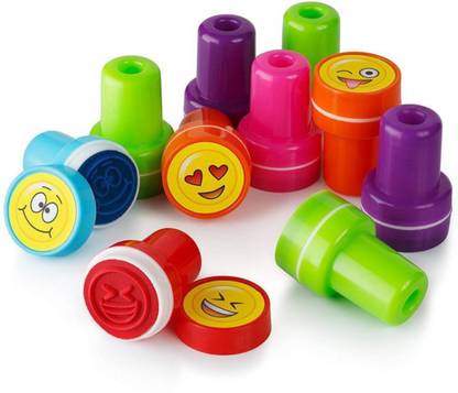 Extraposh Smile Emoji Cartoon Self Inking Stamps Cute Stamp For Kids stamp