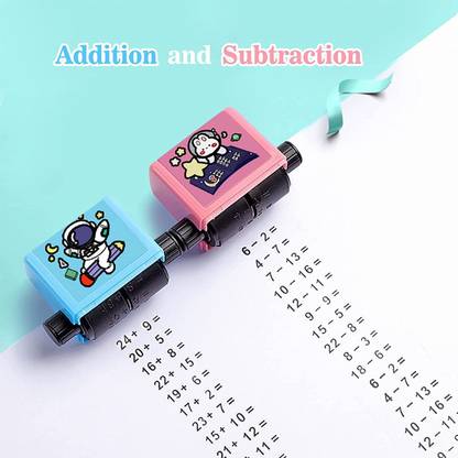 SARG Addition Practice Reusable Rolling Stamp Seal Rolling Stamp