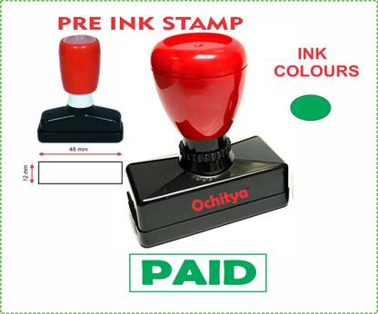 Ochitya PRI INK STAMP -PAID -GREEN Stamp