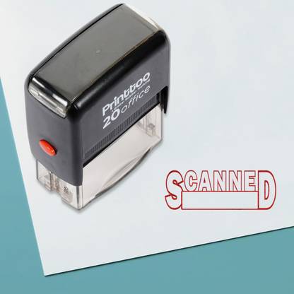 Printtoo Office Stationary Stamp Scanned Self Inking Rubber Stamp Self-inking Stamp