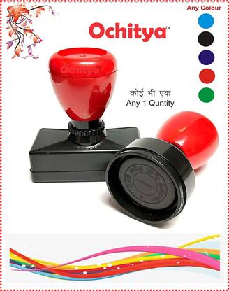Ochitya Customized Pre Ink Rubber Stamp with Your Matter Stamp