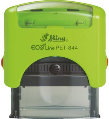 SHINY Eco RPet-844 Self Inking Customise Stamp (22x58mm) Self Inking stamp