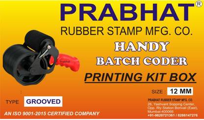 Prabhat Rubber Stamp Mfg. Co. Prabhat Handy Coder Cartoon Printing Machine Manual