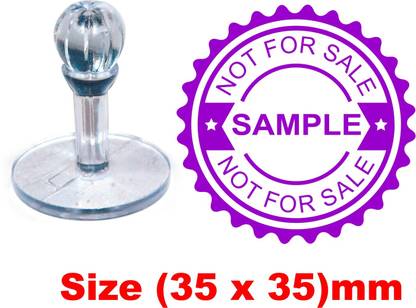 SULAGNA ZONE SAMPLE NOT FOR SALE HANDLE RUBBER STAMP