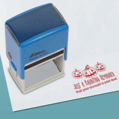 Printtoo Haunting Reminder Self Inking Rubber Stamp Pre,Inked Office Stamp Self Inking Rubber Stamp