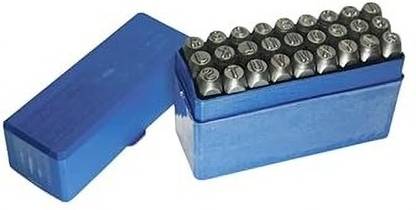 Implemental Steel Die Metal Stamping kit Letter Alphabet Stamps Tools Hardened Steel (5 MM) stamp