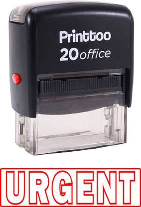 Printtoo Urgent Self Inking Rubber Stamp Office Stationary Stamp Self-inking Stamp