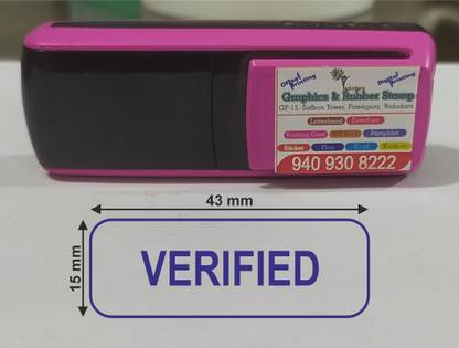 Trodat Verified Pocket Stamp Self Ink