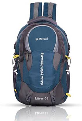 Matsun Large 55 L Laptop Backpack Premium Waterproof Bag For Travelling Trekking