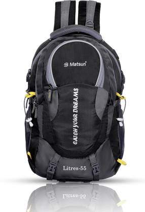 Matsun Large 55 L Laptop Backpack Premium Waterproof Bag For Travelling Trekking