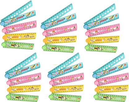 PADORA Mix cartoon print folding scale for kids Ruler