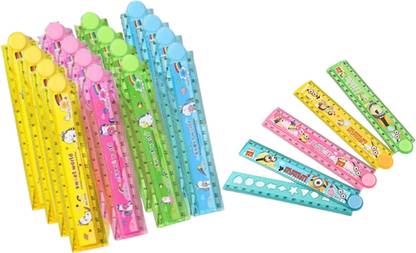 PADORA Multiple design foldable scale for kids for study Ruler
