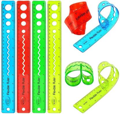Samvardhan Flexible Unbreakable Ruler (30 cm) - Set of 24 Ruler